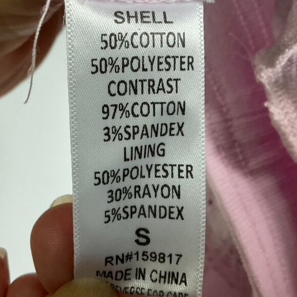 NWT Altar'd State Revival Pink Real Love Lace Skort (S) & Sweatshirt (M) Set - Picture 13 of 16